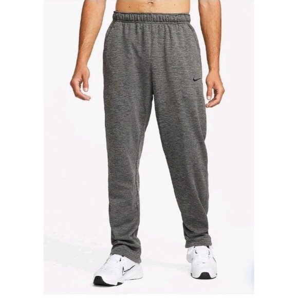 Nike Therma-FIT Sweatpants Mens Sz XXL Fitness Training Open Hem Gray DQ4856-071 - Picture 12 of 15